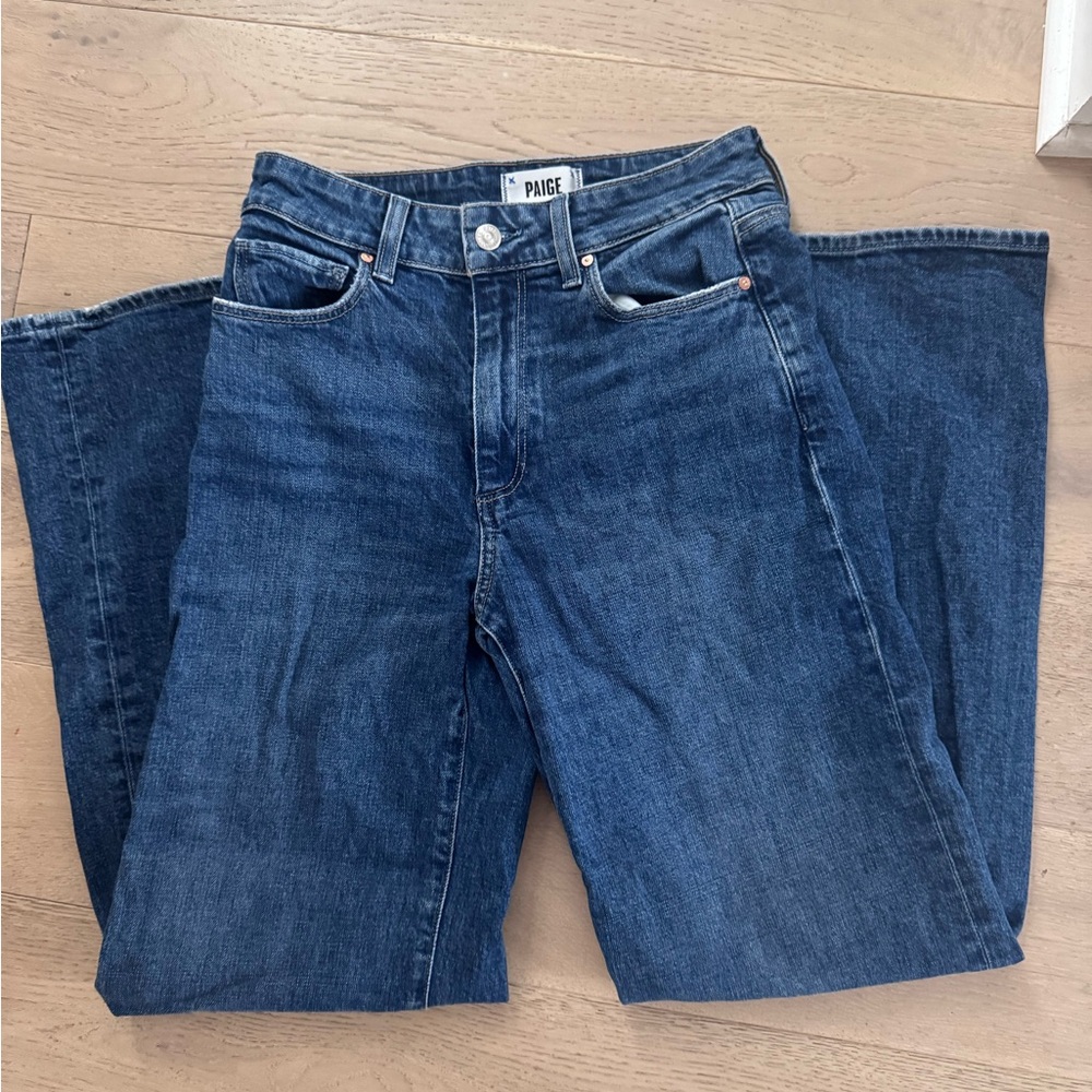 PAIGE Dark Blue Denim Jeans